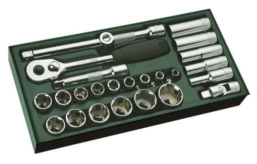 НАБОР ИЗ 25 ТОРЦЕВЫХ КЛЮЧЕЙ 1/2 ДЮЙМА