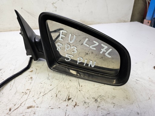 mirror exterior right AUDI A3 8P LZ7L EU 5-PIN