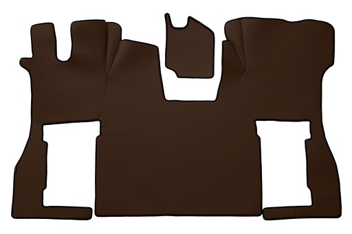 Коврики TIR SCANIA S плоский пол кожа skaj