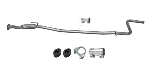 07.288 - FIAT ALBEA 1.4 (з 1996 р.) Седан Середня труба