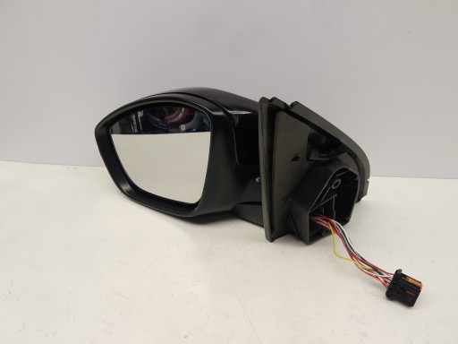 13- Peugeot 308 II T9 mirror right 11 Pin black, szklo cap indicator