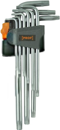 Набір ключів Prof Torx - 9 ключів