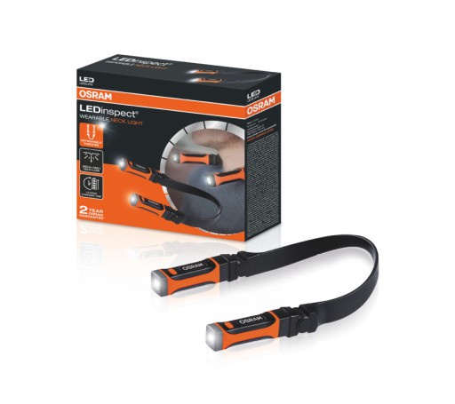 ПЕРЕЗАРЯЖАЕМЫЙ СВЕТОДИОДНЫЙ ФОНАРИК ДЛЯ ШЕИ МАГНИТ OSRAM