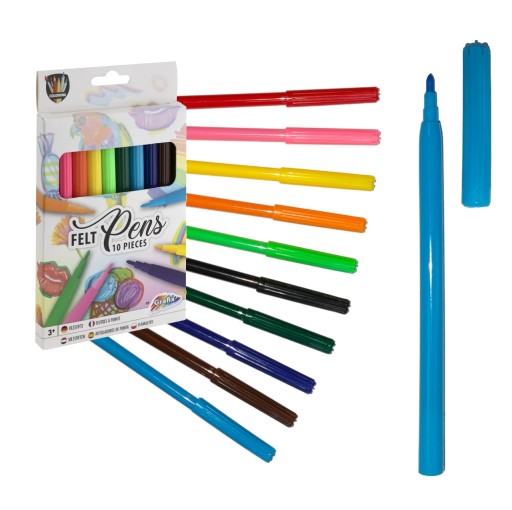 Фломастери Grafix 10 шт.