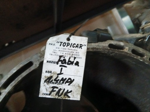 gearbox, SKODA FABIA and 1.4MPI FNK