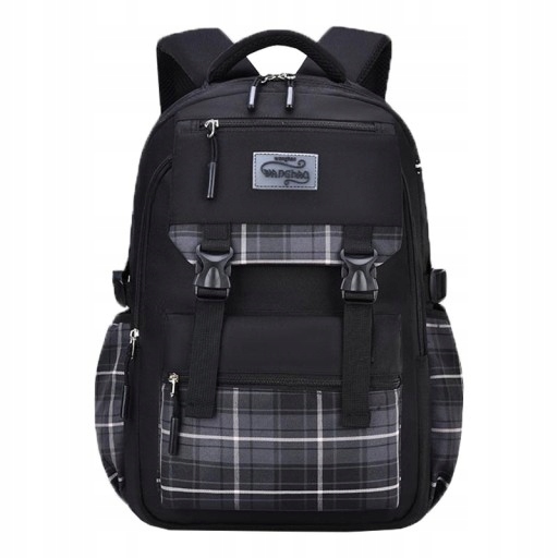 Рюкзак шкільний багатокамерний s222 чорний