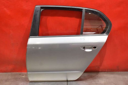door left rear part rear. SZARE SKODA SUPERB 2 II 08-15