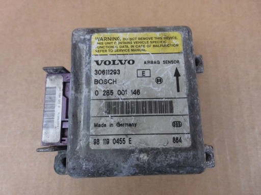 Volvo S40 V40 1995-2004 modul Bedienteil airbag airbag 30611293