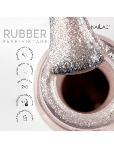 NAILAC Kaučuková báza Vintage 7ml