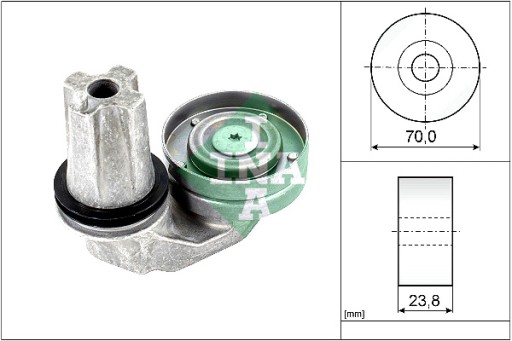 534 0635 - INA НАПРАВЛЯЮЧИЙ РОЛИК КЛИНОВИЙ РЕМЕНЬ LAND ROVER DISCOVERY III DISCOVERY