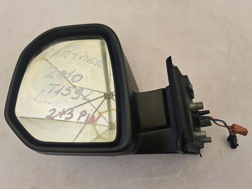 PEUGEOT PARTNE-> mirror left 2+3 PIN original