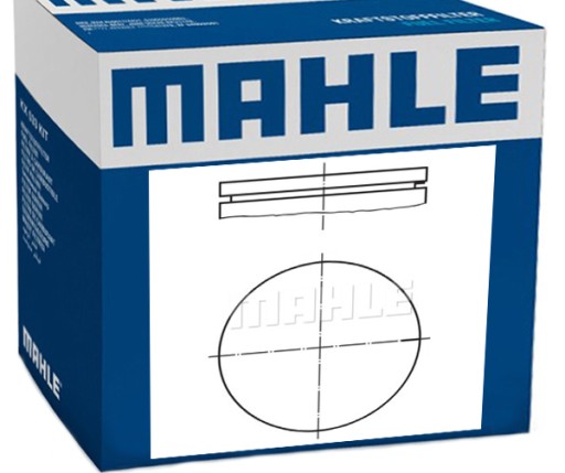 021 03 - Поршень двигуна MAHLE для RENAULT MEGANE 1.4 і