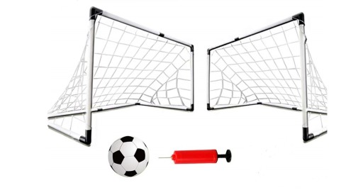 Набір футбольні ворота + м'яч + помпа