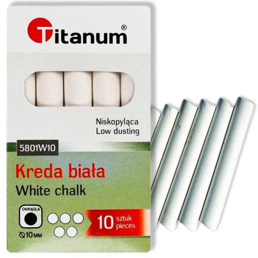 Крейда для дошки Titanum 10 шт.