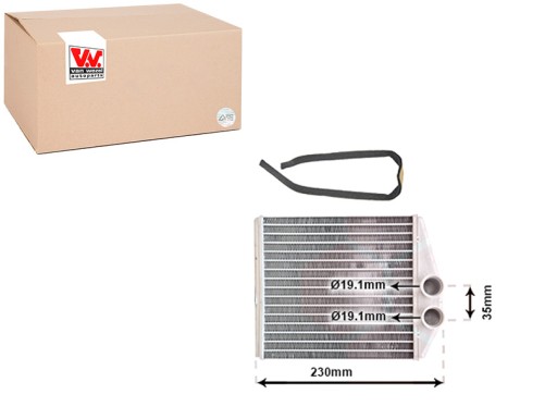 37006355 - ОТОПИТЕЛЬ FIAT OPEL SAAB VAN WEZEL