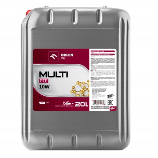 Orlen oil multi ptf 10w масло для гидравлических трансмиссий qfo896k20 20л