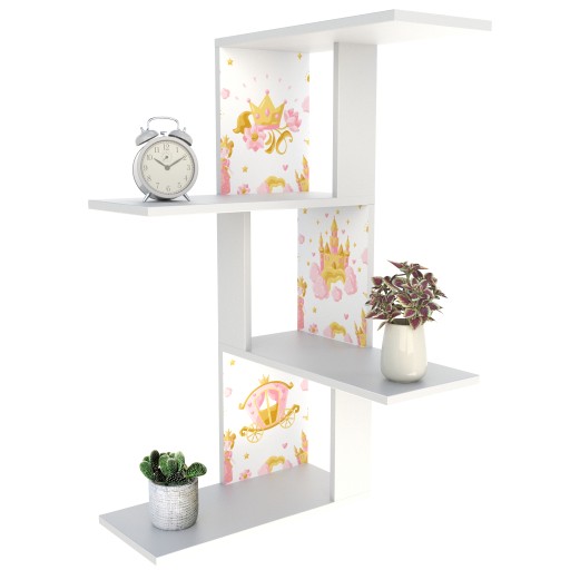 КУТОВА ПОЛИЦЯ Дитяча GALA Книжкова шафа ДИТЯЧІ ВІЗЕРУНИ