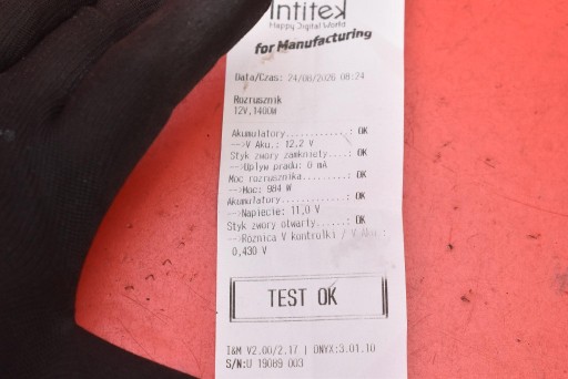 starter test 428000-5410 HONDA CITY 5 V 1.3 and-VTEC 99 KM 08-11