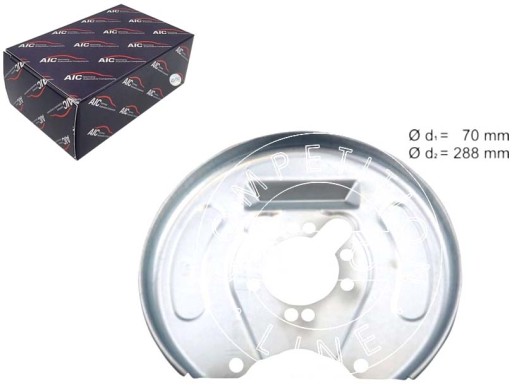 58829 - КРЫШКА ТОРМОЗНОГО ДИСКА ЗАДНЯЯ ЛЕВАЯ AIC