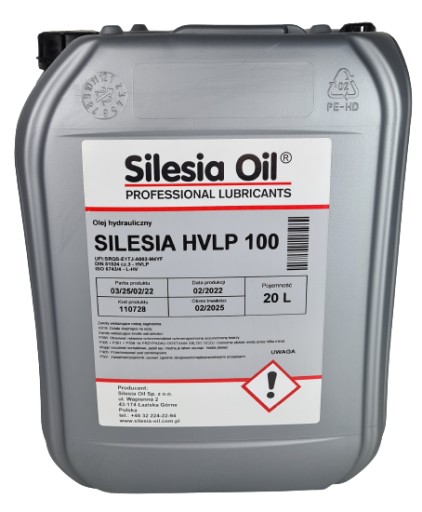 Гидравлическое масло HVLP 100 20L