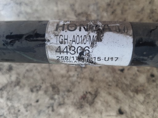 HONDA CIVIC X TYPE R 17-> semi-axis left