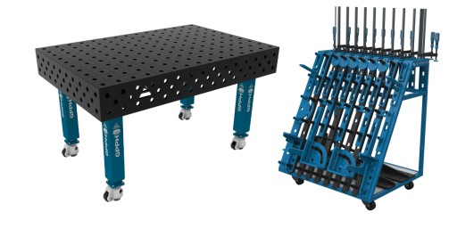 ЗВАРЮВАЛЬНИЙ СТІЛ GPPH PRO НА КОЛЕСАХ + НАБІР ІНСТРУМЕНТІВ