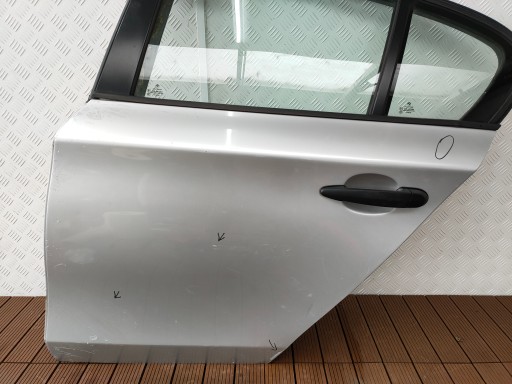 BMW E87 5D HB 04-11 Portière Arrière Gauche Arrière TITANSILBER 354/7