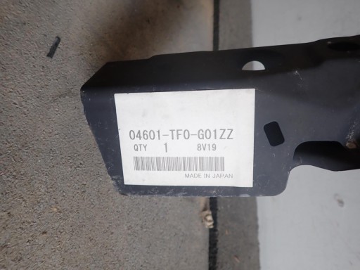 wall support HONDA JAZZ III 2015- 04601-TF0-G01ZZ