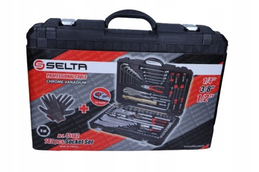 Набір інструментів 1/4, 3/8, 1/2, 142 шт