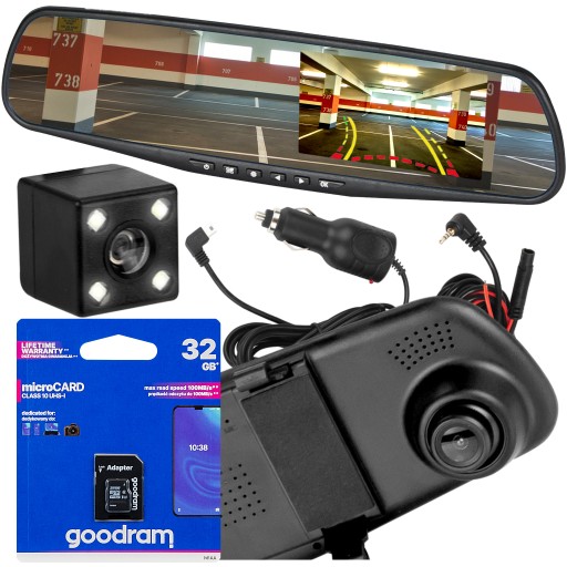 ВІДЕОРЕГІСТРАТОР ДЗЕРКАЛО АВТОМОБІЛЬНА КАМЕРА