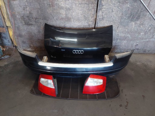 completo posteriore AUDI A4 B6 LY9B portellone posteriore cofano portellone cofano posteriore paraurti posteriore fanale faro posteriore