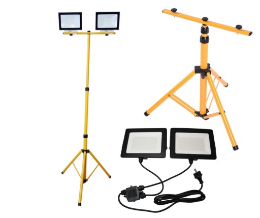 ШТАТИВ З ПРОЖЕКТОРОМ 2X 1OOW 3M ECOLIGHT