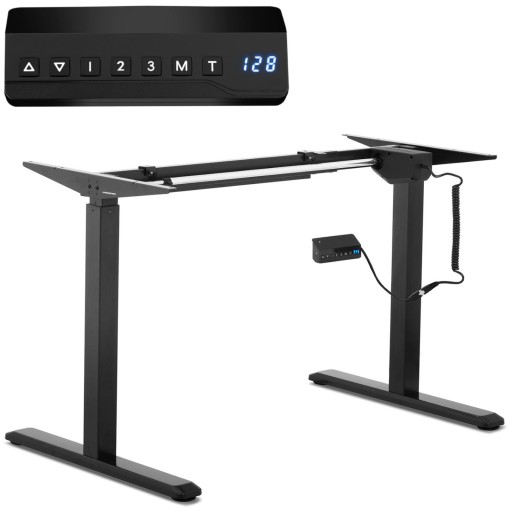 stelaż rama biurka z elektryczną regulacją wysokości 73 123 cm do 80 kg