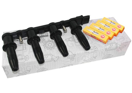 12.08021 4x - Катушка зажигания+свечи opel astra g h vectra c zafira b 1.6