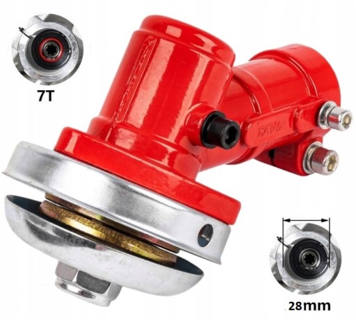 PRZEKŁADNIA KĄTOWA DO KOSY SPALINOWEJ 7 FREZÓW 28m (DO WYKASZAREK 7 ...
