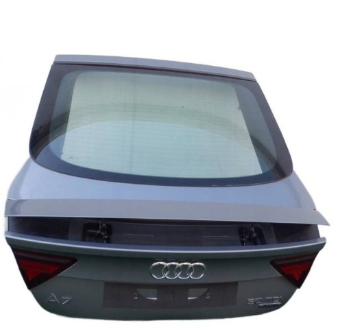 8 - AUDI A7 ПОДЪЕМ ЗАДНЕЙ ДВЕРИ СЕРЫЙ LX7P