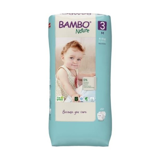 Підгузки Bambo Nature розмір 3 4-8 кг 52 шт.