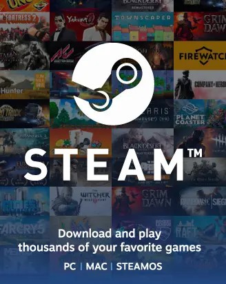 Karta podarunkowa STEAM Gift Card 10€ EUR wallet!