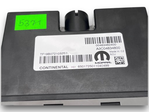 FIAT DUCATO modulo Centralina A3C04834800 -- $J