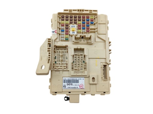 compartment of fuses module BSI HYUNDAI I30 III PD 91950-G4310
