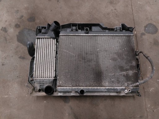 support panel for radiators + KOMPLET of radiators + fan PEUGEOT 407 and 1.6 HDI