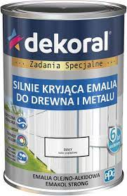 Dekoral Emakol Smalt Drevo Kov Biela 0,9L