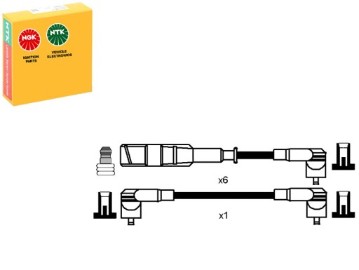 NGK954(iMOTO) - Комплект кабелів запалювання vw corrado golf iii p + v37 водійський набір для бардачка - керівництво зіткнення, талон огляду