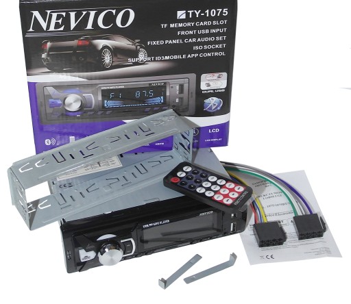 Радио 1DIN с ID3 Bluetooth 2xUSB SD FM приложение ANDROID