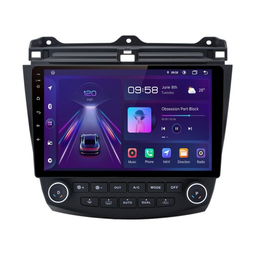 Автомагнитола для Honda Accord 7 2003-2008 WIFI GPS
