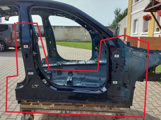 BMW G02 X4 M40i threshold pillar a b central quarter right front