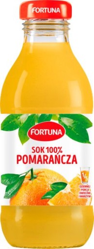 FORTUNA SOK 100% POMARAŃCZA 300 ML
