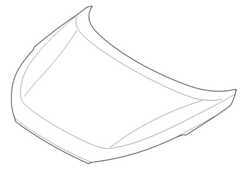 66400D3000 - КАПОТ ДВИГАТЕЛЯ HYUNDAI TUCSON 2017