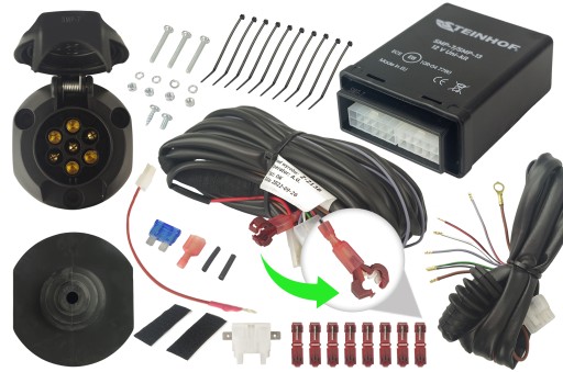 УНІВЕРСАЛЬНИЙ ДЖГУТ З МОДУЛЕМ ДЛЯ ГАКА 7 PIN SMP-7