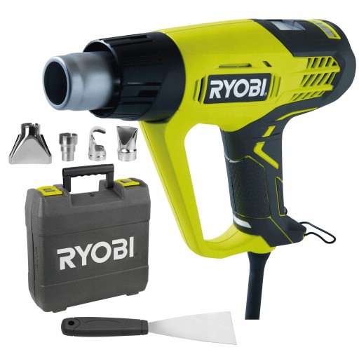 СЕТЕВАЯ ЭЛЕКТРИЧЕСКАЯ ТЕПЛОВАЯ ПУСКА RYOBI 2000 ВТ + КОРПУС 2 РЕЖИМА EHG2020LCD